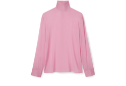 Hemd aus Seide und Stretch-Chiffon