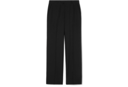 Silk twill pant