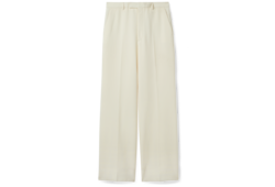 Silk twill pant