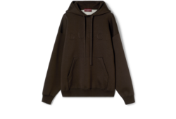 Extra fine knit hooded sweater