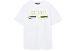 T-shirt in jersey di cotone con stampa