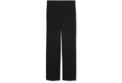 Wool gabardine pant with embroidery