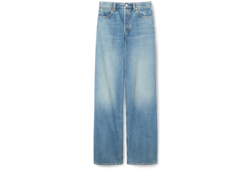 Wide leg denim pants