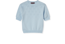 Top girocollo in cotone GG