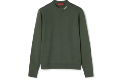 Jersey punto de algodón y seda con intarsia