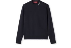 Jersey punto de algodón y seda con intarsia