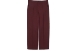 Pantalón de gabardina de lana con logotipo