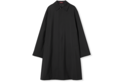 Mantel aus gebondeter Wolle mit Logo