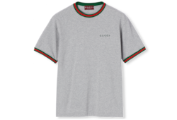 T-Shirt aus Baumwolljersey mit Stickerei