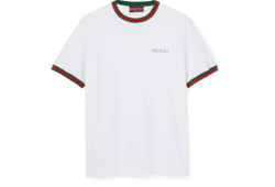 T-Shirt aus Baumwolljersey mit Stickerei