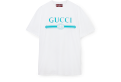 T-shirt en jersey de coton doux avec imprimé