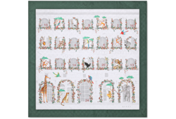 Carré en twill de soie imprimé