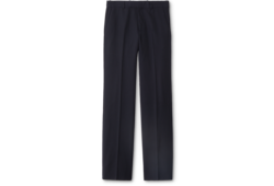 Wool gabardine pant with embroidery