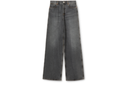 Wide leg denim pants