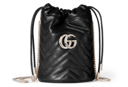 Borsa a secchiello GG Marmont misura piccola