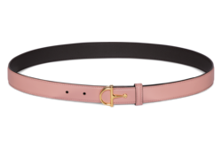 Cintura sottile con fibbia mezzo Morsetto