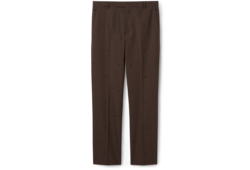 GG houndstooth wool jacquard pant