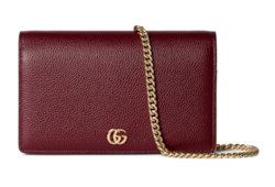 GG Marmont wallet on chain