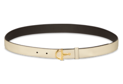 Cintura sottile con fibbia mezzo Morsetto