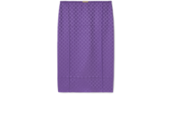 Gonna in seta GG jacquard