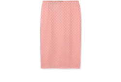 Gonna in seta GG jacquard