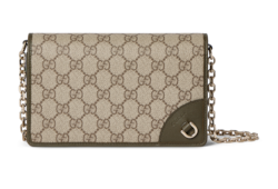 Cartera GG Emblem con cadena