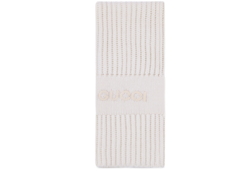 Écharpe en mélange laine et cachemire avec broderie