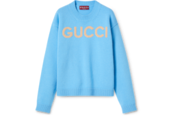 Soft wool top with intarsia