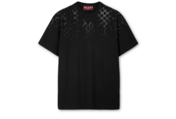 Cotton jersey T-shirt with crystals