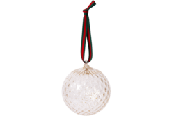 Weihnachtskugeln aus Muranoglas, 2er-Set