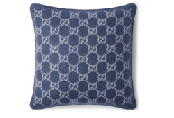 GG wool cashmere jacquard cushion