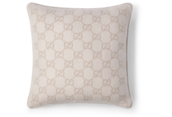 GG wool cashmere jacquard cushion