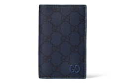 Tarjetero grande con GG e interior burdeos