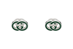 Gucci Interlocking enamel cufflinks