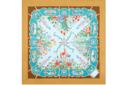 Carré in twill di seta stampato