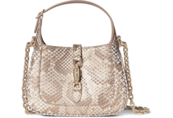 Gucci Jackie 1961 Mini-Tasche aus Pythonleder