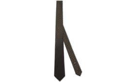 Cravate en jacquard de soie GG