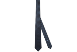 Cravate en jacquard de soie GG
