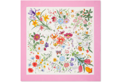 Carré in twill di seta stampato