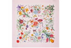 Carré in twill di seta stampato