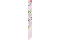 Printed silk twill ribbon