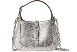 Gucci Jackie 1961 Mini-Tasche aus Pythonleder