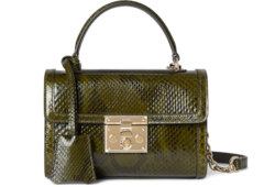 Padlock python small top handle bag