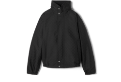 Giacca reversibile in cotone ripstop con cerniera