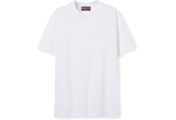 T-shirt in jersey di cotone con ricamo