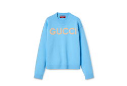 Soft wool top with intarsia