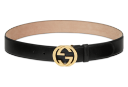 Ceinture avec boucle GG enlacés