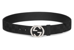 Ceinture avec boucle GG enlacés