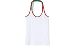 Canotta in cotone pesante a coste