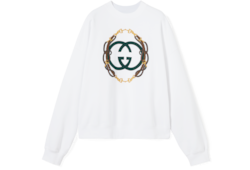 Sweatshirt aus Baumwolljersey mit Print